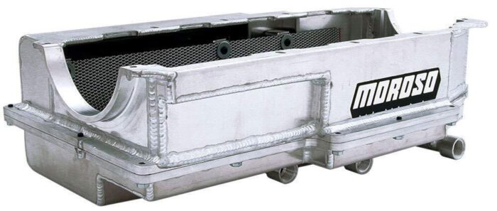 Moroso 21597 2 Piece Aluminum Dry Sump Oil Pan, Fits Big Block Chevy Donovan