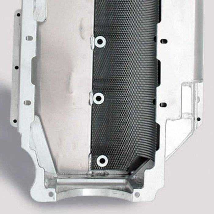 Moroso 21597 2 Piece Aluminum Dry Sump Oil Pan, Fits Big Block Chevy Donovan - Image 2